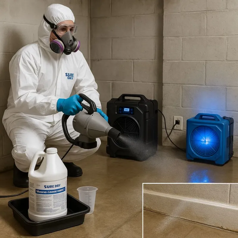 Sanitization and Odor Removal process in Martinsville, IN